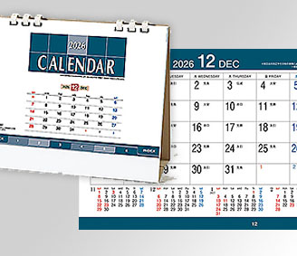 15マンスリーインデックス卓上(白台紙)