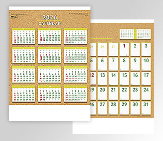 コルク･メモカレンダー