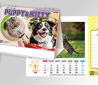 卓上　PUPPY&KITTY