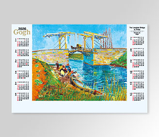 名画・ゴッホ アルルの跳ね橋