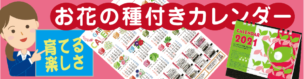 お花の種付き名入れカレンダー 新発売